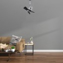 Ventilateur Plafond Diane 40cm Nickel Noir