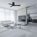 Ventilateur Plafonnier avec lumiere Irene 106cm Noir