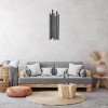 Suspension ULTRATHIN Sable Noir LED 7x3 W NOVA LUCE 9184024