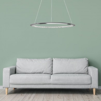 Suspension NETUNO Transparent Cristal LED 32 W NOVA LUCE 9364039