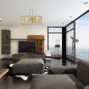 Suspension Gemma 3x100W Argent