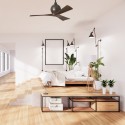 Plafonnier Ventilateur Irene-3 106cm Bronze Noyer