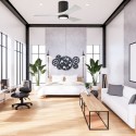 Ventilateur Plafond avec lumiere Irene 106cm Bronze Blanc
