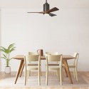 Ventilateur de Plafond avec lumiere Patricia 106cm Bronze Noyer