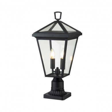 Lanterne sur pied Alford Place 2x40W E14 Noir ELSTEAD LIGHTING QN-ALFORD-PLACE3-M-MB