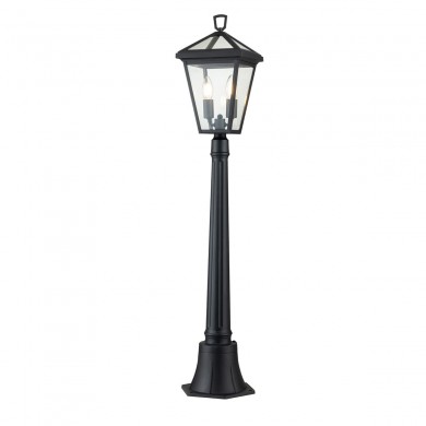 Borne extérieur Alford Place 2x40W E14 Noir ELSTEAD LIGHTING QN-ALFORD-PLACE-4B-S-MB