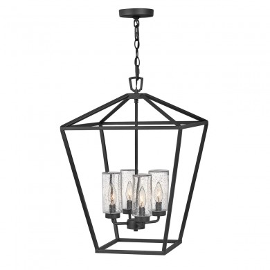 Suspension extérieur Alford Place 4x40W E14 Noir ELSTEAD LIGHTING QN-ALFORD-PLACE-4P-MB