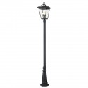 Lampadaire extérieur Alford Place 4x40W E14 Noir