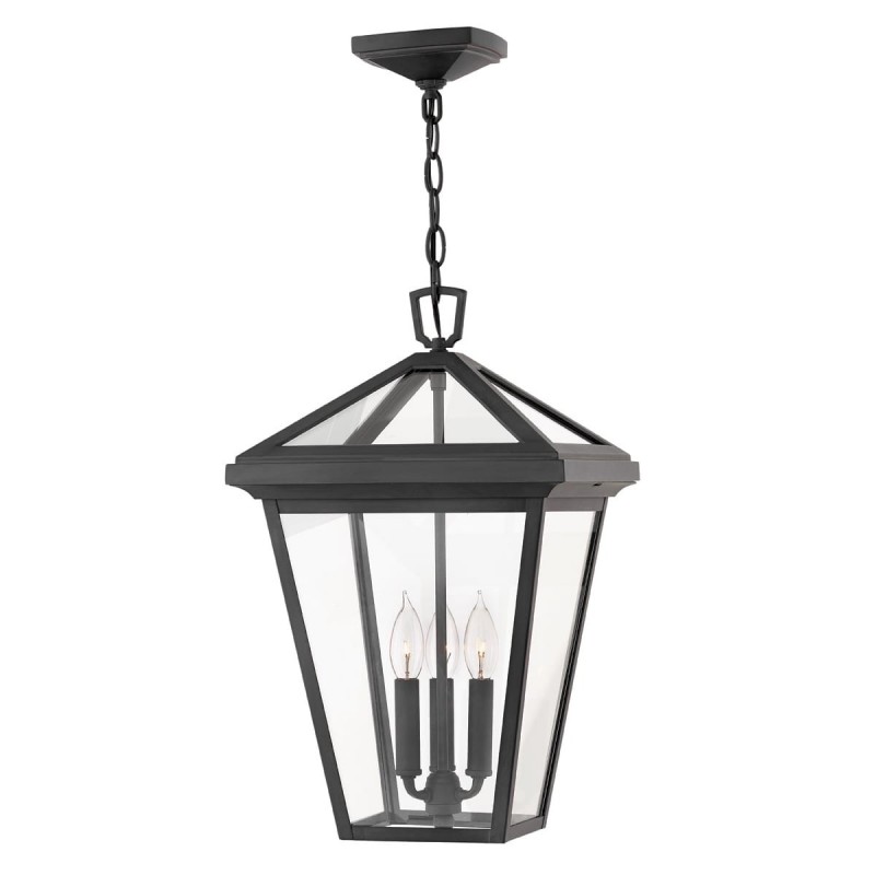 Suspension extérieur Alford Place 3x40W E14 Noir ELSTEAD LIGHTING QN-ALFORD-PLACE8-L-MB