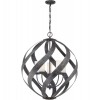 Suspension extérieur Blacksmith 5x40W E14 Noir ancien ELSTEAD LIGHTING QN-BLACKSMITH-5P-OBK