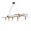 Suspension Bois Flotté DRIFTWOOD SP6 60W max IDEAL LUX 180922