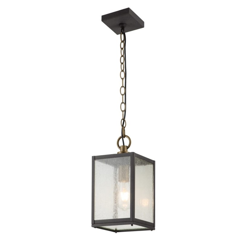 Suspension extérieur Lahden 1x60W E27 Zinc vieilli ELSTEAD LIGHTING QN-LAHDEN8-M-WZC