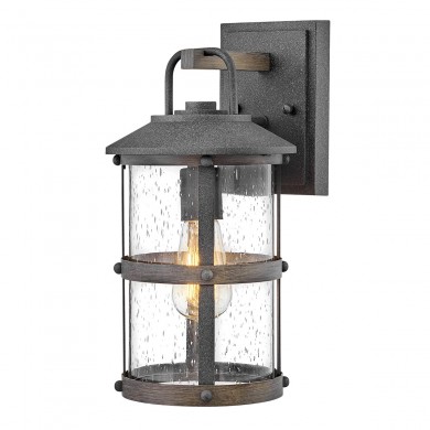 Applique Extérieur Lakehouse 1x60W E27 Zinc vieilli Gris bois flotté H366mm ELSTEAD LIGHTING QN-LAKEHOUSE2-S-DZ