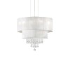 Lustre OPERA SP4 Blanc Chromé 60W max IDEAL LUX 182179