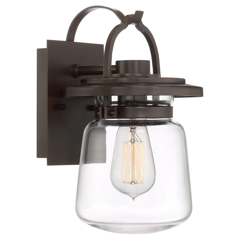 Applique Extérieur Lasalle 1x60W E27 Bronze Moderne H296mm ELSTEAD LIGHTING QN-LASALLE-S-WT