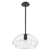 Suspension Lotus 1x60W E27 Noir ELSTEAD LIGHTING QN-LOTUS-P-BLK