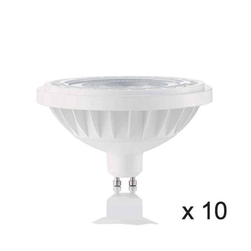 Ampoule (x10) 12W GU10 Blanc D11,1 183794 IDEAL LUX 183794