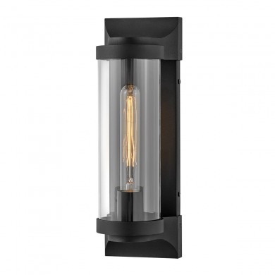 Applique Extérieur Pearson Aluminium et verre Noir texturé ELSTEAD LIGHTING QN-PEARSON-M-TK