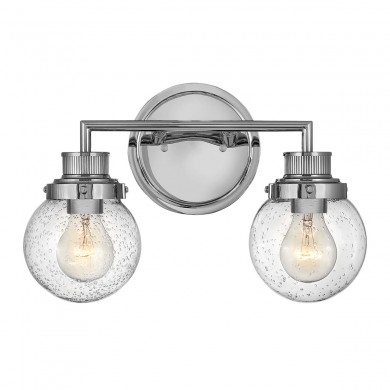 Applique Poppy 2x60W E27 Chrome Poli ELSTEAD LIGHTING QN-POPPY2-PC-BATH