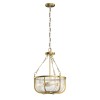 Suspension Roux 3x60W E27 Laiton Naturel ELSTEAD LIGHTING QN-ROUX3-NBR