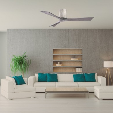 Ventilateur de Plafond Irene-3H 132cm Bois Vieilli ATLAS FAN IR3H-BW-BW-52