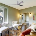 Ventilateur Plafond Irene-3H 152cm Chromé Poli Bois vieilli