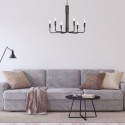 Lustre Brigitte 6x8W E14 Bronze