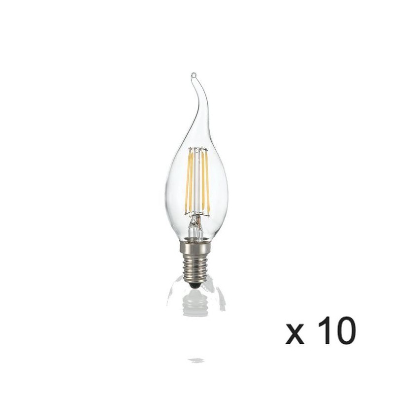 Ampoule (x10) 4W E14 Transparent D3,5 188911 IDEAL LUX 188911