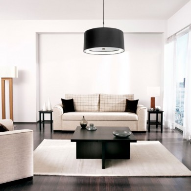 Suspension Sienna Noir 3x60W E27 STIFFEL SIENNA-P BLK