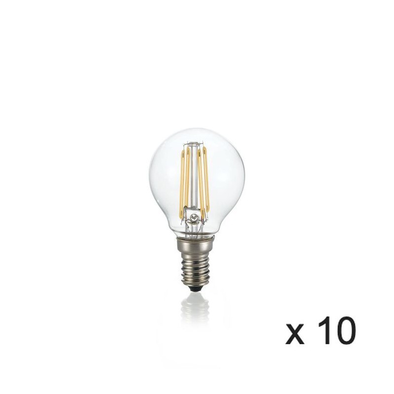 Ampoule (x10) 4W E14 Transparent D4,5 188935 IDEAL LUX 188935