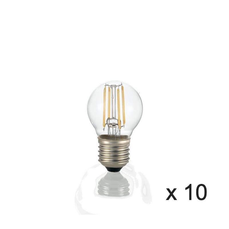 Ampoule (x10) 4W E27 Transparent D4,5 188942 IDEAL LUX 188942