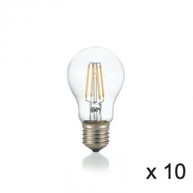 Ampoule (x10) 8W E27 Transparent D6 188973 IDEAL LUX 188973