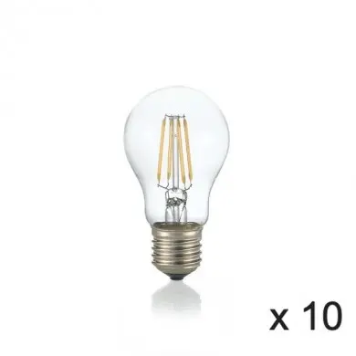 Ampoule (x10) 8W E27 Transparent D6 188973 IDEAL LUX 188973