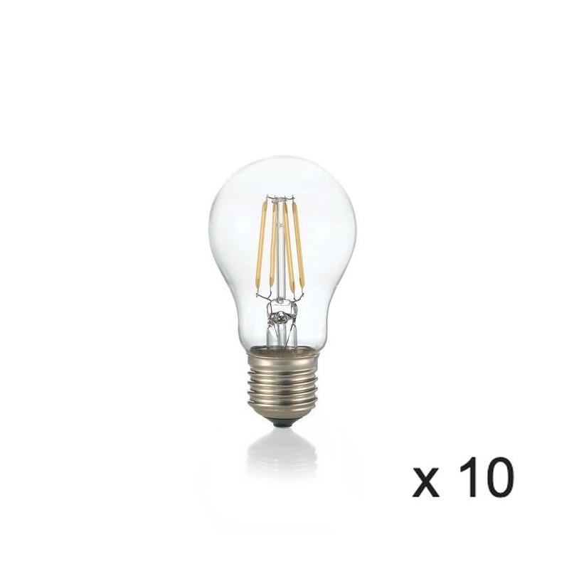 Ampoule (x10) 8W E27 Transparent D6 188973 IDEAL LUX 188973