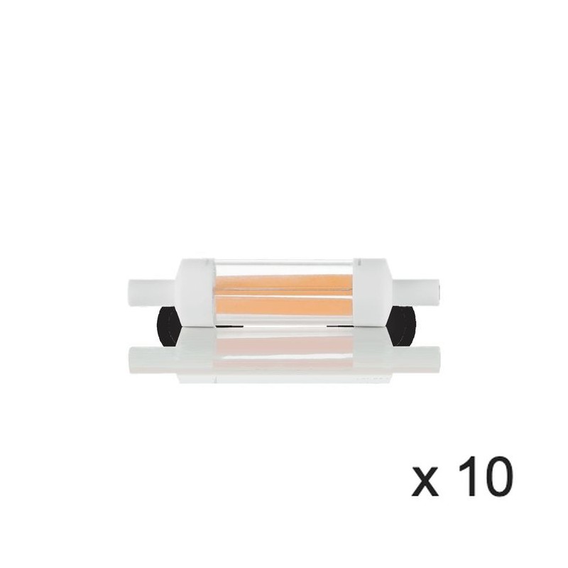 Ampoule (x10) 6W R7S Transparent D1,7 IDEAL LUX 189109