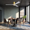 Ventilateur Plafonnier avec lampe Irene-3HLK 152cm Laiton Blanc