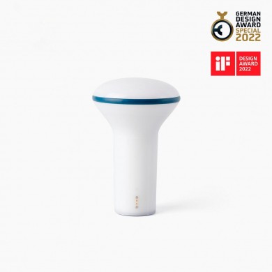 Lampe portable BUDDY 3W SMD LED Blanc Opale Bleu FARO 20209