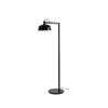 Lampadaire TATAWIN 1x15W E27 Noir Satiné Noir Brillant FARO 20336-120