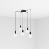 Suspension ART 5L 5x15W E27 Noir FARO 64135-5L