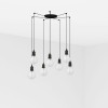 Suspension ART 7L 7x15W E27 Noir FARO 64135-7L