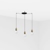 Suspension ART 3L 3x15W E27 Vieil Or FARO 64137-3L