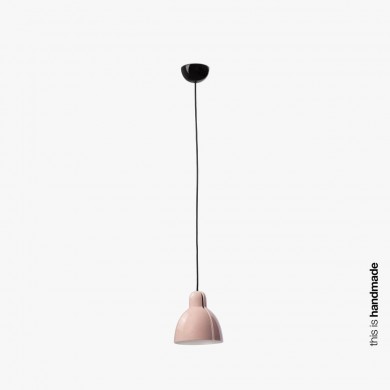 Suspension VENICE 1x15W E27 Noir Brillant Rose Brillant FARO 64257