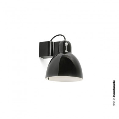 Applique murale VENICE 1x15W E27 Noir Brillant FARO 64271