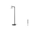 Lampadaire VENICE 1x15W E27 Noir Satiné Blanc FARO 64275-111