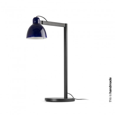 Lampe VENICE 1x15W E27 Noir Satiné Bleu FARO 64276-115