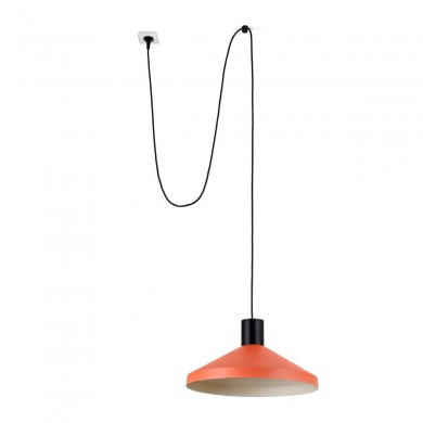 Suspension KOMBO 400 1x15W E27 Noir Terracotta FARO 68604-68