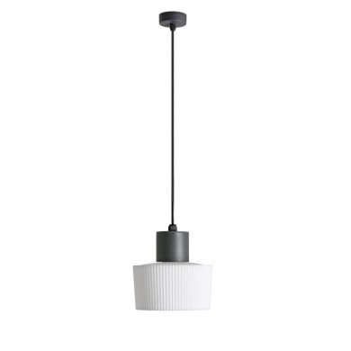 Suspension extérieur MUFFIN 1x15W E27 Gris Foncé FARO 74427C-04