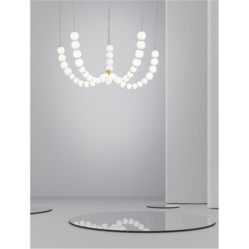 Suspension PERLA 130W LED Or NOVA LUCE 9695203