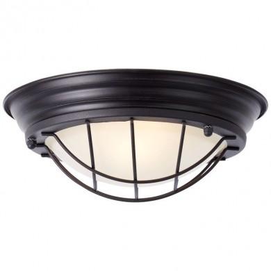 Applique Plafonnier TYPHOON 1x30W E27 Noir BRILLIANT 94491/06