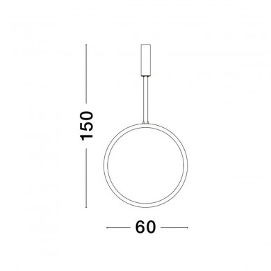 Suspension CHANGE 35W LED Noir NOVA LUCE 9070167